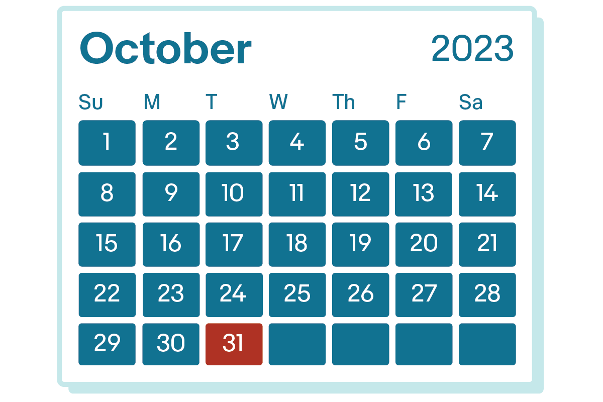 important holiday 2023 dates for October